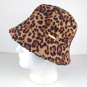 VINCE CAMUTO Leopard Print Bucket Hat